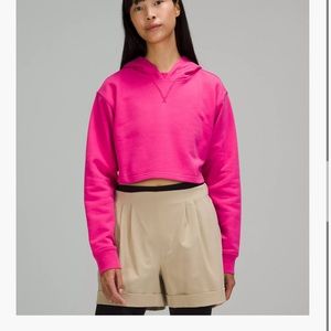 Lululemon “All Yours Cropped Hoodie”